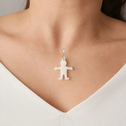 Boy Pendant - Breast Milk Jewelry