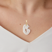 Mother and Baby Pendant - Breast Milk Jewelry