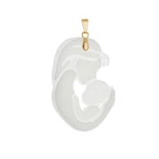 Mother and Baby Pendant - Breast Milk Jewelry