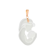 Mother and Baby Pendant - Breast Milk Jewelry