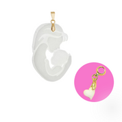 Breast Milk Jewelry Pendent - 2 Jewels in 1 Kit