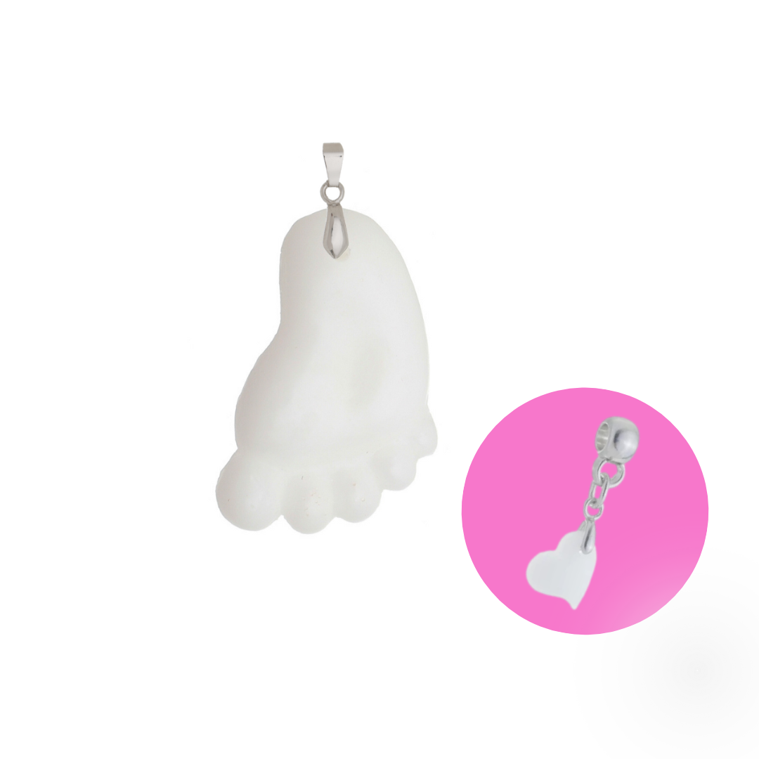 Breast Milk Jewelry Pendent - 2 Jewels in 1 Kit